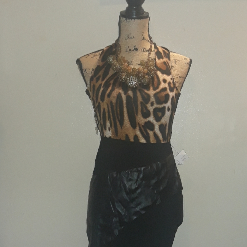 Cheetah print dress